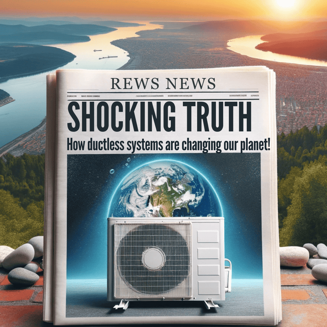 Shocking Truth: How Ductless Systems are Changing Our Planet! ductless mini split saving the planet